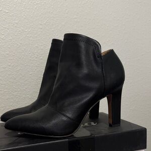 Franco Sarto Black Heeled Boots